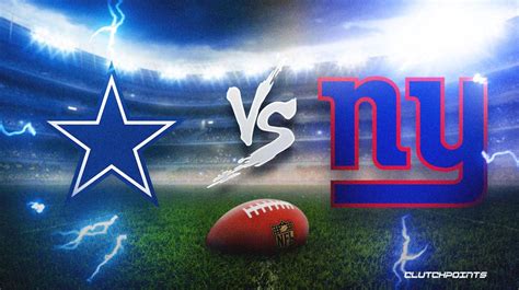 Cowboys Giants Prediction Odds Pick How To Watch Nfl Week 1 Game