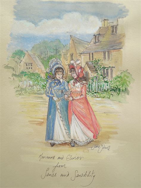 The Dashwood Sisters By Jane Odiwe Illustration Art Illustration