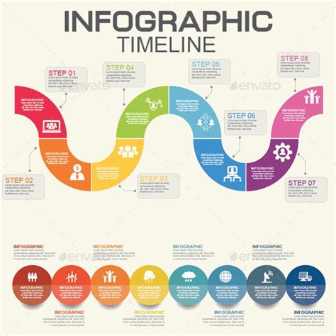 Infographics Timeline By Sticker2you Graphicriver