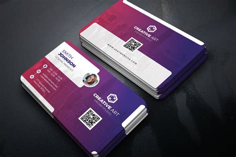 Multi Color Business Card Corporate Identity Template