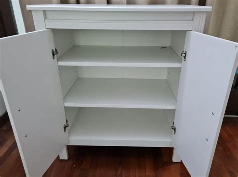 Ikea Brusali White Cabinet Furniture And Home Living Furniture Shelves