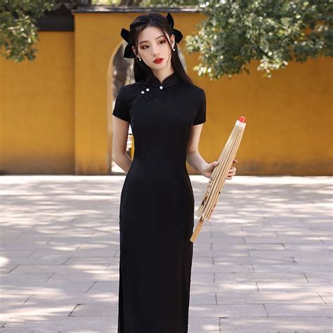 Summer Short Sleeves Sexy Chinese Semi Formal Dresses Women Ladies Bodycon Maxi Long Dresses For
