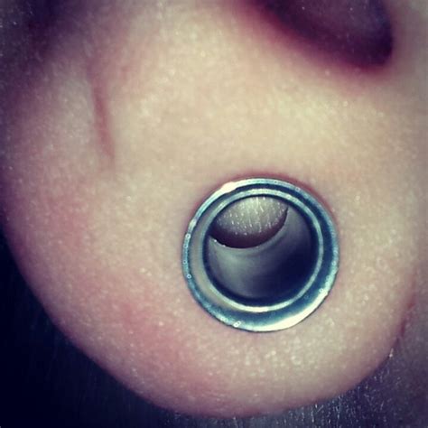 My Gauged Ears At A Size 2 Still Thinking About Going Bigger Ear