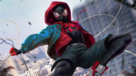 Download 2560x1440 Spider Man Into The Spider Verse Miles Morales