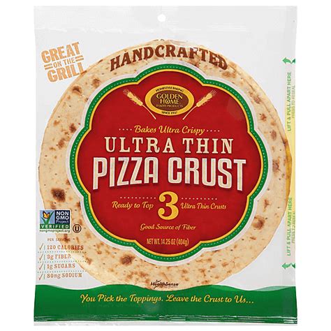Golden Home Pizza Crust Ultra Thin Hand Crafted 1425 Oz Caseys Foods