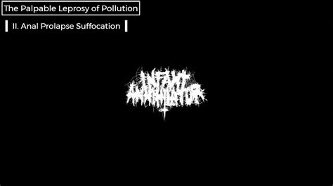 infant annihilator anal prolapse suffocation drum only youtube