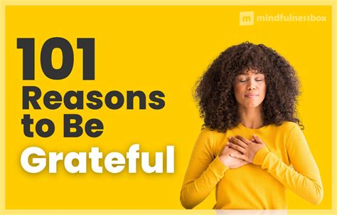 101 Reasons To Be Grateful For What You Have