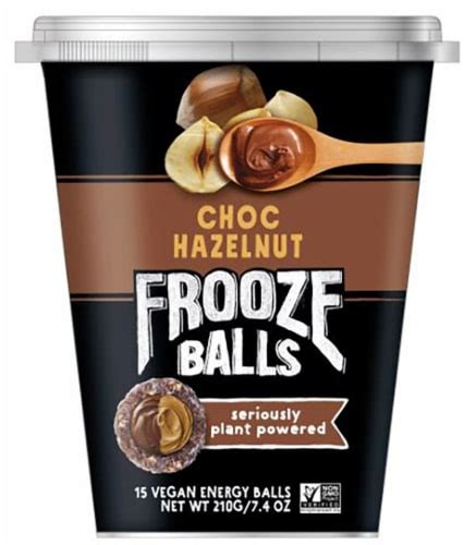 Frooze Balls Chocolate Hazelnut Vegan Energy Balls Ct Oz
