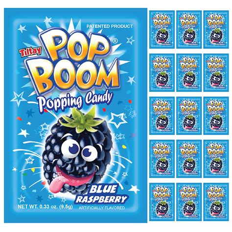 Buy Tiltay Pop Boom Popping Candy 16 Packs Blue Raspberry Online At