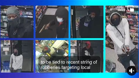 String Of Armed Robberies Caught On Camera