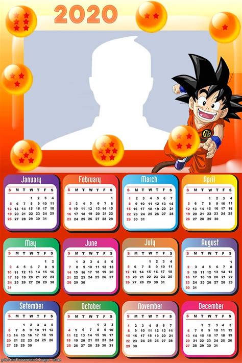 The adventures of a powerful warrior named goku and his allies who defend earth from threats. Dragon Ball Z: Calendario 2020 para Imprimir Gratis. - Oh ...