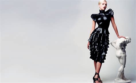 Wallpaper Model Dress Pattern Scarlett Johansson Spring Clothing