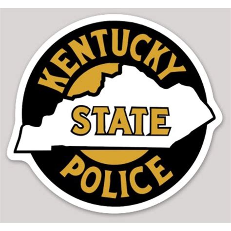 Kentucky State Police Logo Vinyl Sticker At Sticker Shoppe