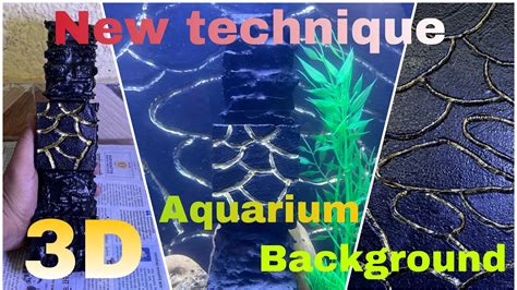3d Aquarium Background Easy Technique Youtube