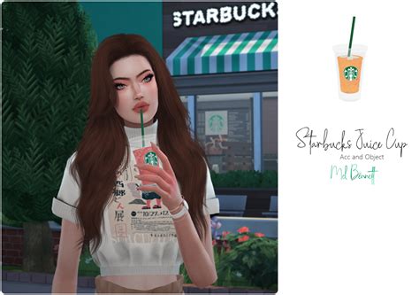 Sims 4 Starbucks Juice Cup Mel Bennett Under Hats Sims 4 Sims