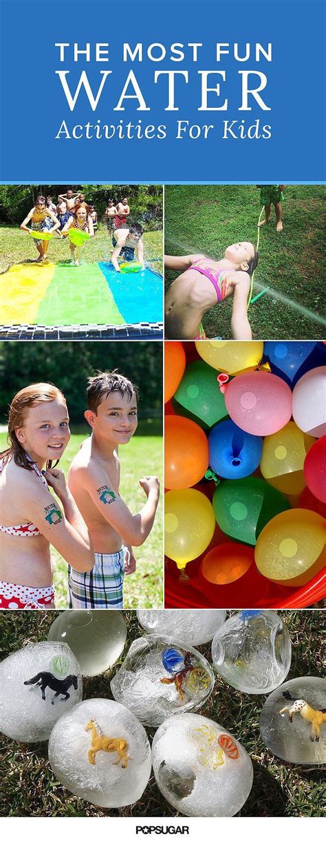 No Pool Required 10 Fun Water Activities For Kids Water Activities