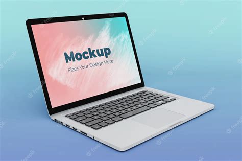 Premium Psd Editable Laptop Screen Mockup Design Template