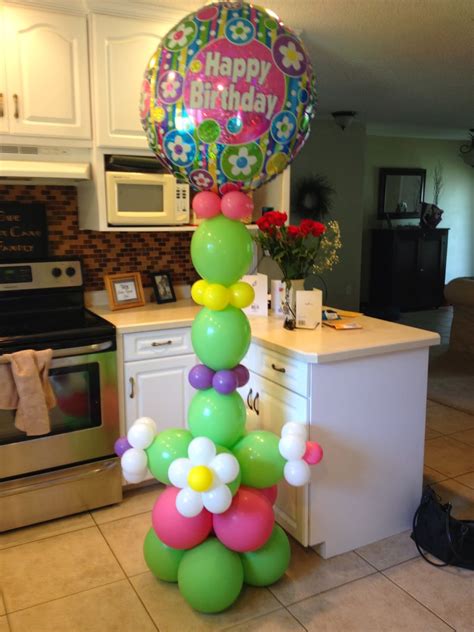Party People Event Decorating Company Birthday Balloon Column