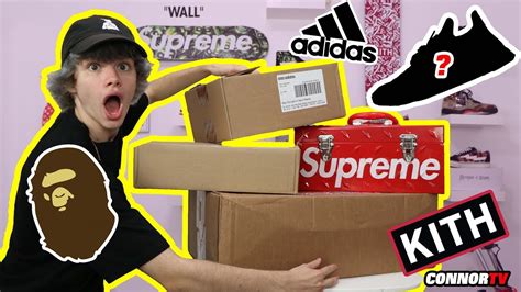 2500 Back To School Hypebeast Haul Supreme Bape Pharrell Nmd