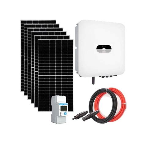 Kit Fotovoltaico Con Inversor Huawei Kw Ktl L Monof Sico Paneles