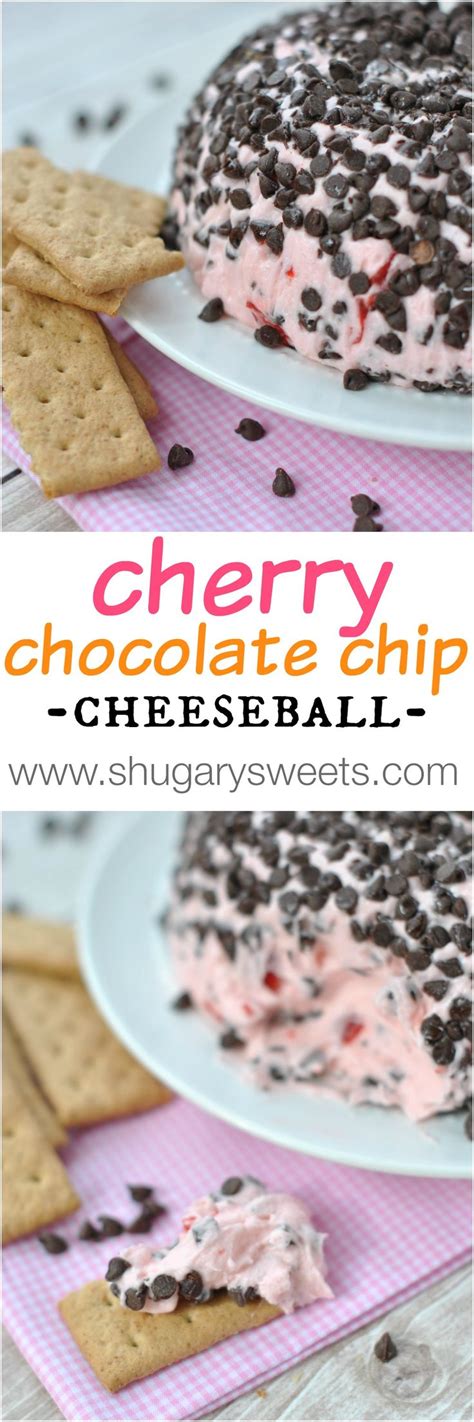Cherry Chocolate Chip Cheeseball Shugary Sweets Chocolate Chip