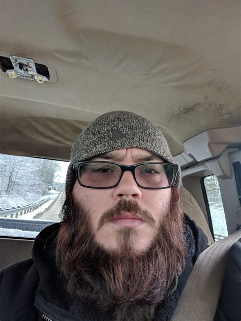 Its Cold Again And Snowed Not Overly Thrilled Rbeards