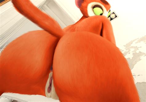 Rule 34 All Hail King Julien Anthro Anthrofied Anus Ass Big Butt Close Up Clover Madagascar