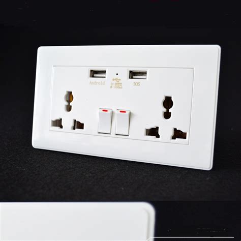 Uk Multi Function Universal Double Power 13a Electrical Sockets Usb