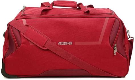 American Tourister Cosmo Wheel 67 Cm Duffel With Wheels Strolley Red