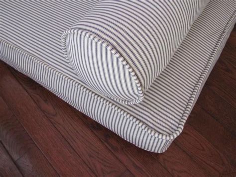 Find daybed ideas and style tips for one of the most versatile pieces in your home. Piped Daybed Mattress Cover Blue Ticking Stripe Slipcover ...