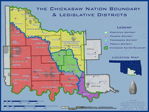 Geographic Information Chickasaw Nation Chickasaw Chickasaw Indians