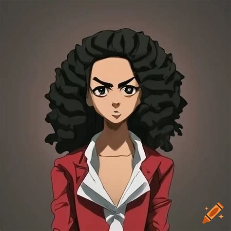 Mexican Girl With Long Black Hair In Boondocks Style