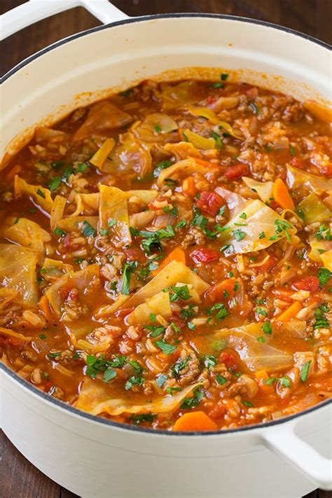 Delicious Hamburger Cabbage Soup Best Ever Beef And Cabbage Soup