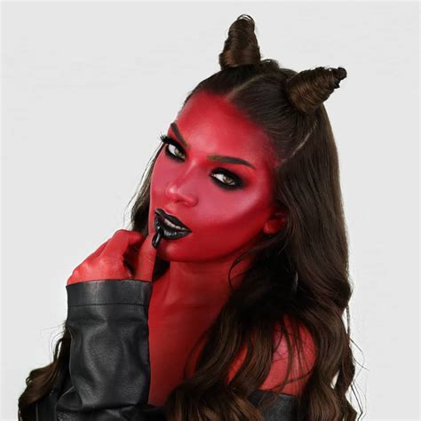 Pin On Devil Make Up Look