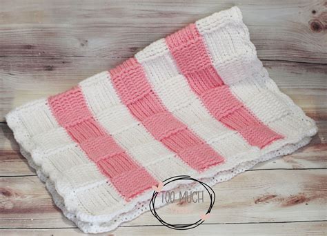 How To Crochet A Basket Weave Baby Blanket Free Pattern