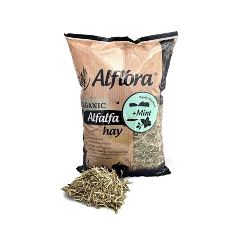 Alflora Organic Alfalfa Hay With Mint Percys Pet Products