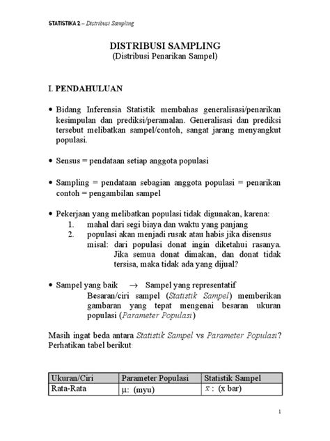 Resum materi distribusi frekuensi dan himpunan peluang nama : Contoh Soal Distribusi Sampling Rata Rata Dan Jawabannya ...