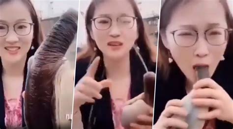 Girl Eating Penis This Viral Video Of Lady Biting On Pacific Geoduck
