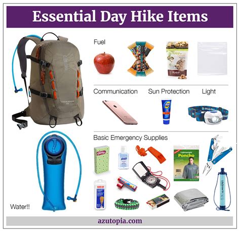 What To Take On A Hike Day Hiking Essentials