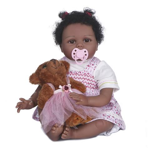 22 Inche Black Reborn Baby Dolls For Sale Handmade African American Dolls
