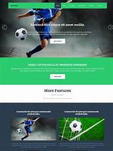 Soccer Website Templates Pictures