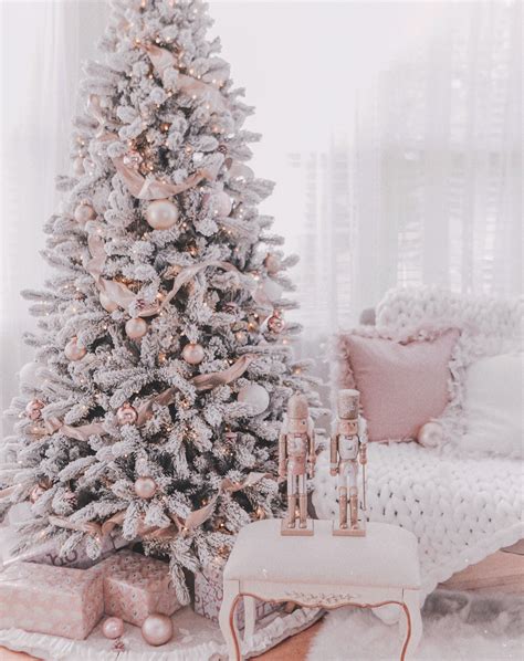 Couture Rose Gold And Blush Christmas Tree Decoration Details Jadore