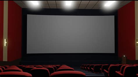 Movie Theater 3d Model Cinema Youtube