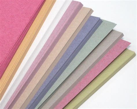 Recycled A2 Ten Pastel Colour Sugar Paper 100gsm Large Sheet Etsy Uk