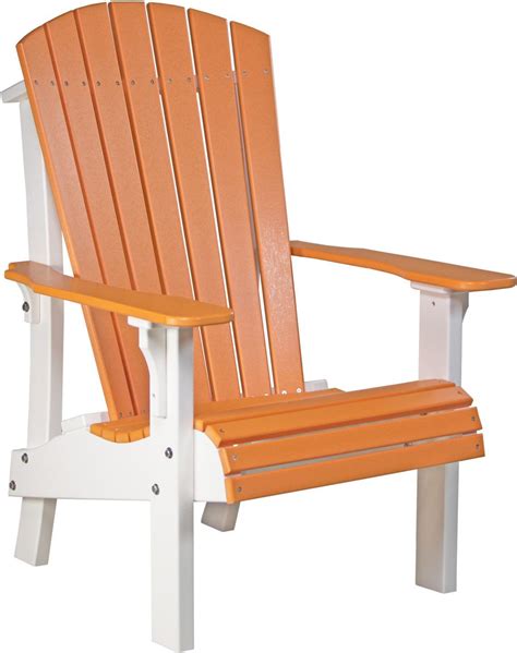 But do not let cheap price tag confuse you with its quality as polywood adirondack chairs are highly durable and suitable to use all around the year. LuxCraft Recycled Plastic Royal Adirondack Chair with ...