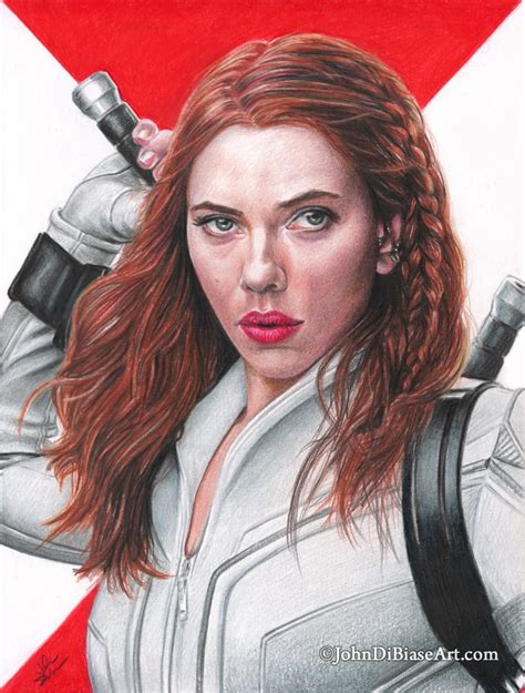 Natasha Scarlett Johansson In Black Widow Etsy
