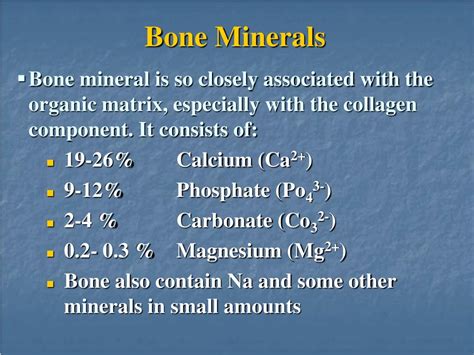 Ppt Structure Growth And Mineralization Of Bone Powerpoint