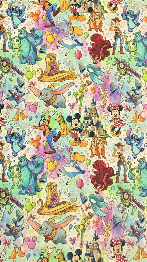 Disney Wallpaper Disneycharacters Disney Wallpaper Disney Collage