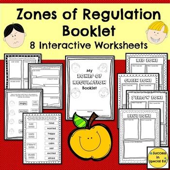 Check spelling or type a new query. Zones of Regulation Worksheet Booklet - Special Education, No Prep Print and Go!