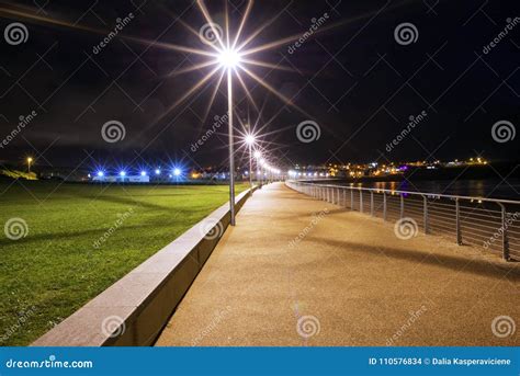 Night Landscape Stock Photo Image Of Beach Portrush 110576834